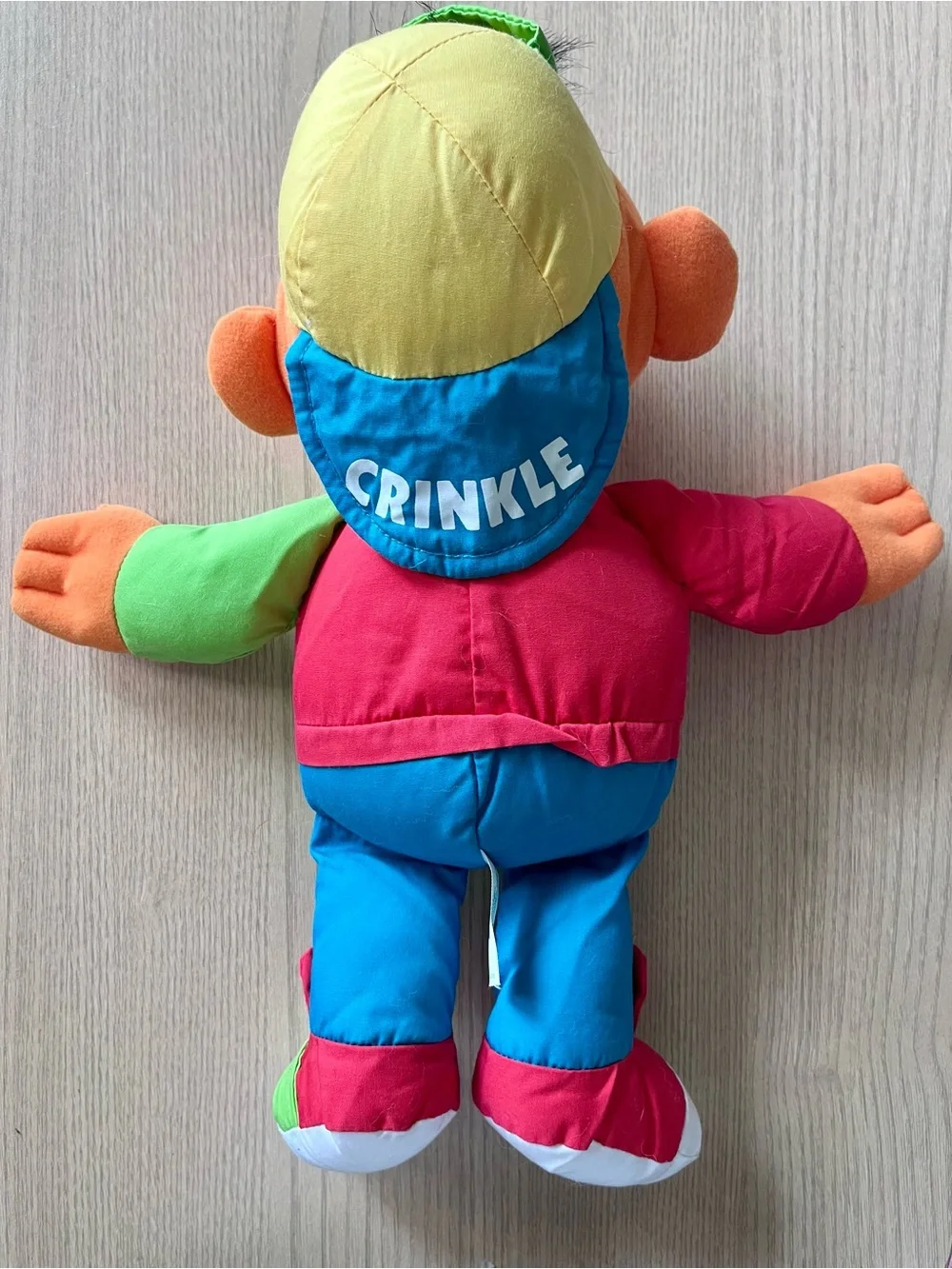 Vintage Tyco Dress Me Up Ernie Plush 1995 Sesame Street Learn to Dress Toy 13